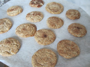 pan of snickerdoodles -yes they are KLP!