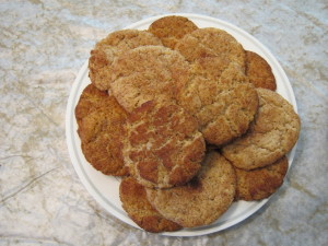 snickerdoodles plate